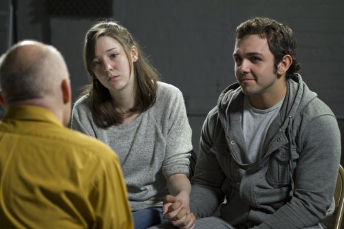 young couple having a therapy